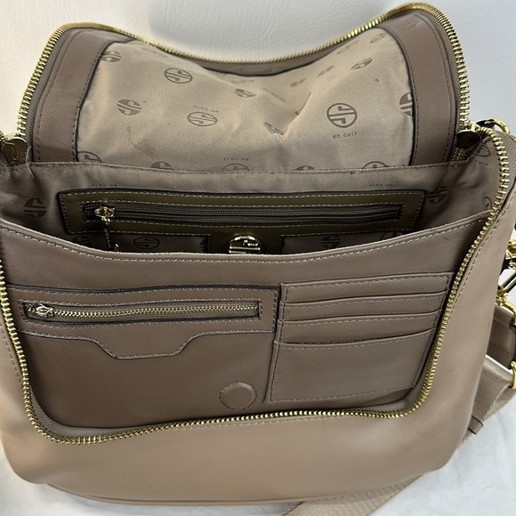 Segolene En Cuir Two Tone Shoulder/Crossbody Bag - Picture 5 of 14